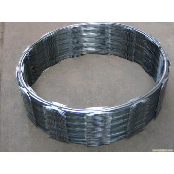 Razor Wire in Galvanized and PVC Coated